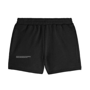 PANGAIA 365 Midweight Cotton Terry Sweat Shorts in Black Lounge Athleisure